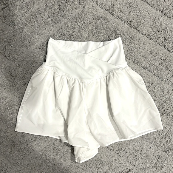 aerie Pants - White Aerie Crossover Shorts